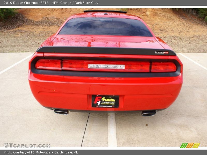 HEMI Orange / Dark Slate Gray 2010 Dodge Challenger SRT8