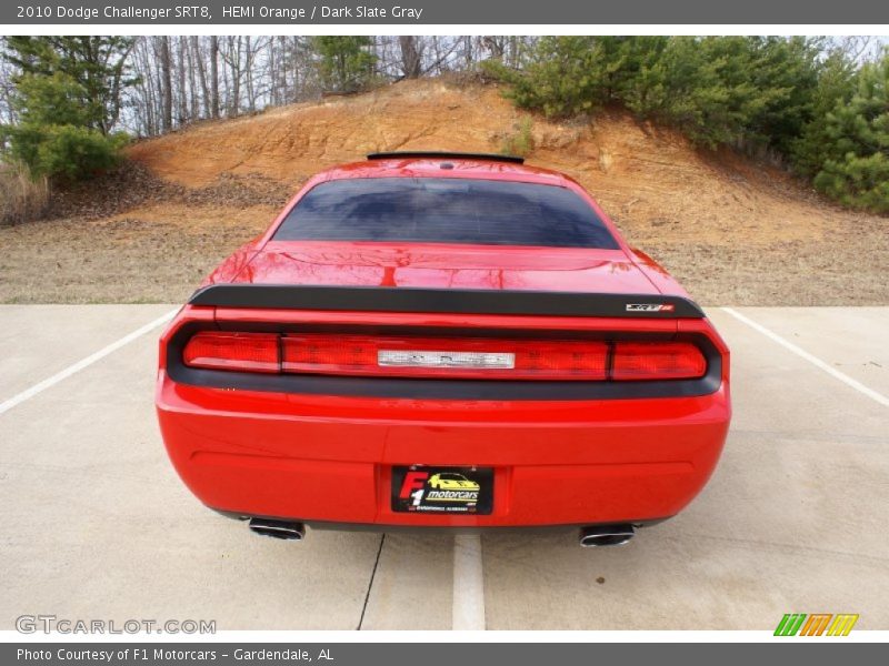 HEMI Orange / Dark Slate Gray 2010 Dodge Challenger SRT8