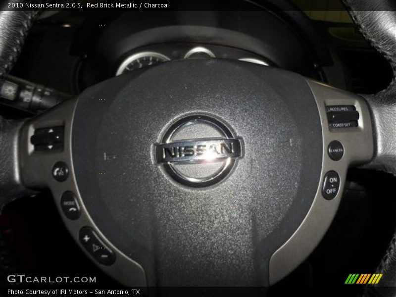 Red Brick Metallic / Charcoal 2010 Nissan Sentra 2.0 S