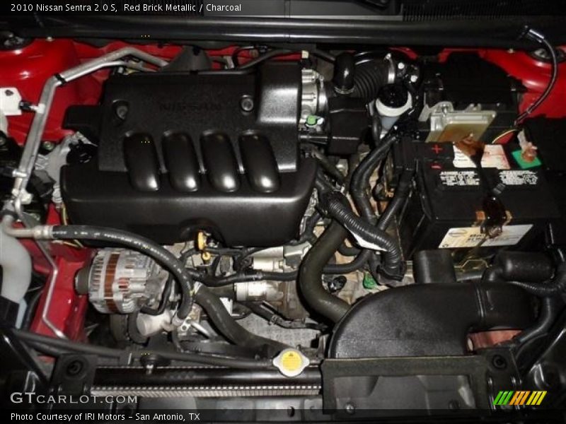 Red Brick Metallic / Charcoal 2010 Nissan Sentra 2.0 S
