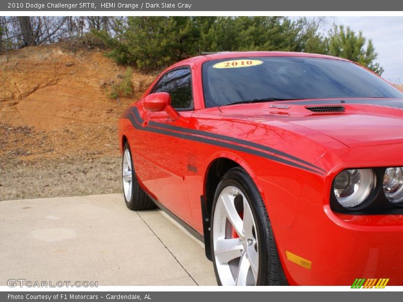 HEMI Orange / Dark Slate Gray 2010 Dodge Challenger SRT8
