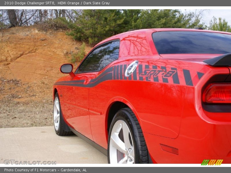 HEMI Orange / Dark Slate Gray 2010 Dodge Challenger SRT8