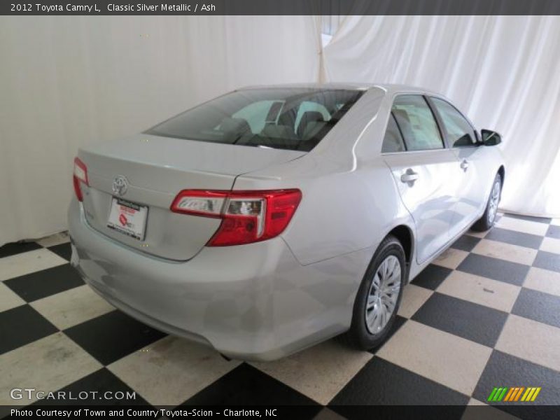 Classic Silver Metallic / Ash 2012 Toyota Camry L