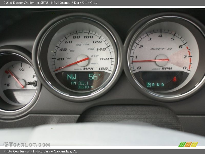 HEMI Orange / Dark Slate Gray 2010 Dodge Challenger SRT8