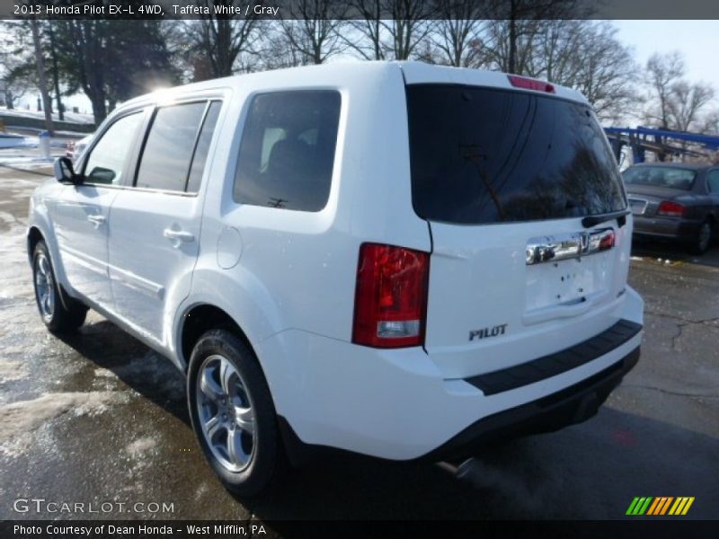 Taffeta White / Gray 2013 Honda Pilot EX-L 4WD