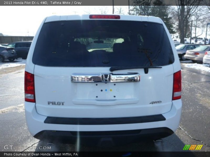 Taffeta White / Gray 2013 Honda Pilot EX-L 4WD