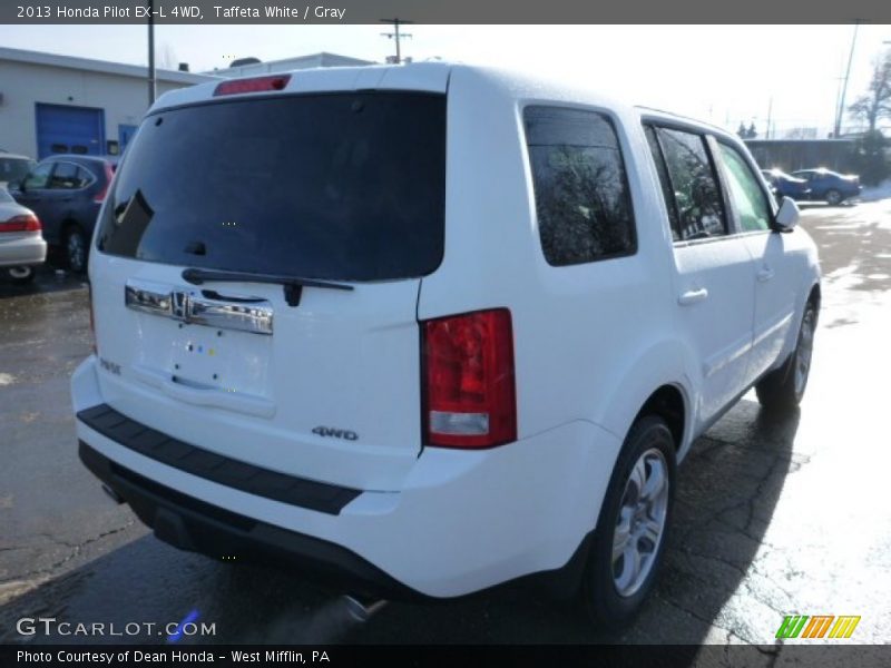 Taffeta White / Gray 2013 Honda Pilot EX-L 4WD
