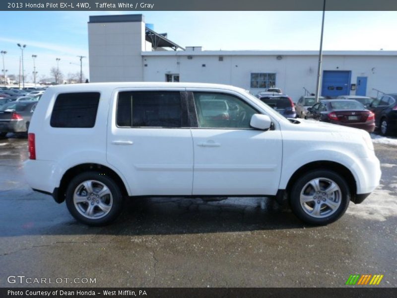 Taffeta White / Gray 2013 Honda Pilot EX-L 4WD
