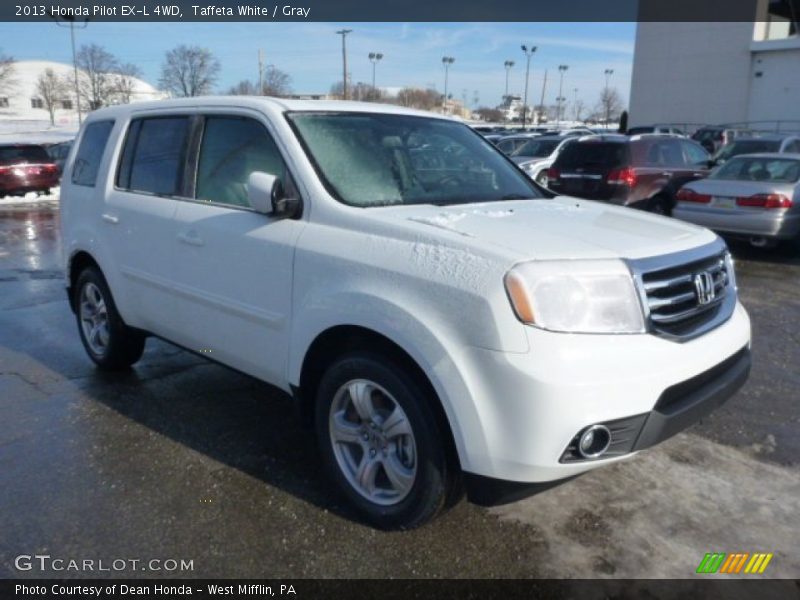 Taffeta White / Gray 2013 Honda Pilot EX-L 4WD