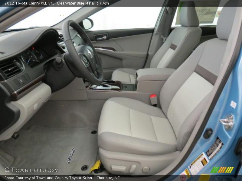 Front Seat of 2012 Camry XLE V6