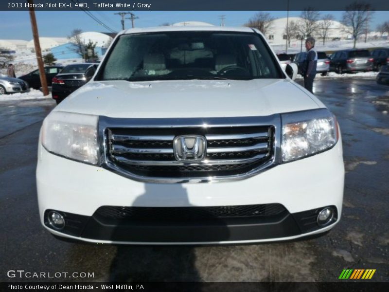 Taffeta White / Gray 2013 Honda Pilot EX-L 4WD