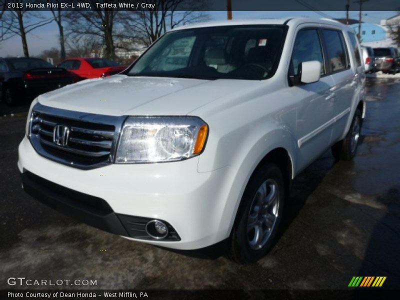 Taffeta White / Gray 2013 Honda Pilot EX-L 4WD