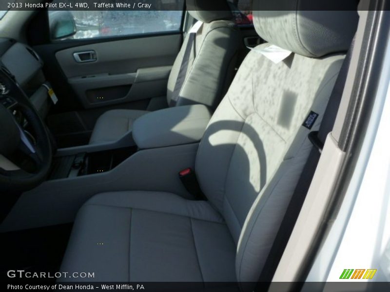 Taffeta White / Gray 2013 Honda Pilot EX-L 4WD
