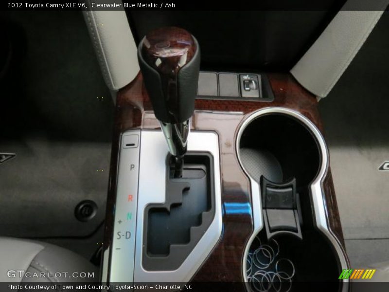 Clearwater Blue Metallic / Ash 2012 Toyota Camry XLE V6