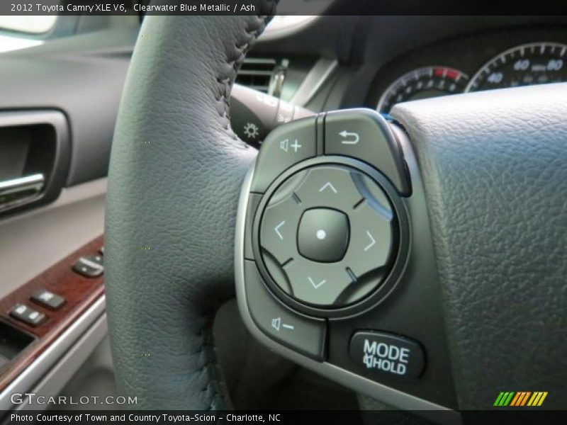 Clearwater Blue Metallic / Ash 2012 Toyota Camry XLE V6