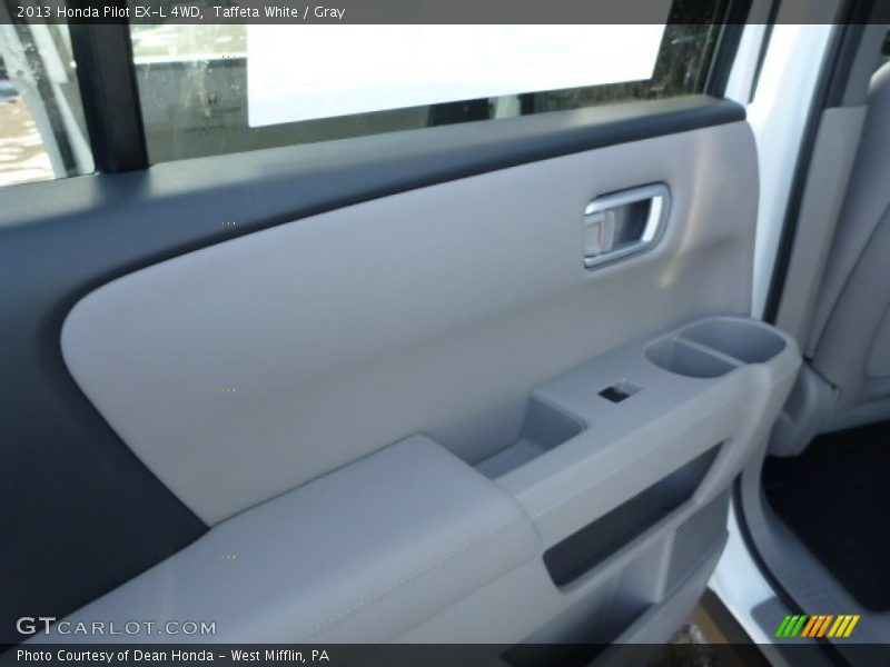 Taffeta White / Gray 2013 Honda Pilot EX-L 4WD
