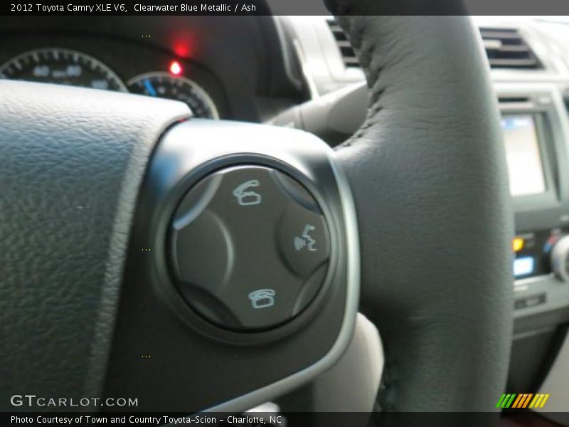 Clearwater Blue Metallic / Ash 2012 Toyota Camry XLE V6