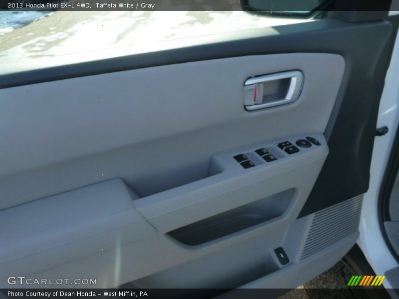 Taffeta White / Gray 2013 Honda Pilot EX-L 4WD