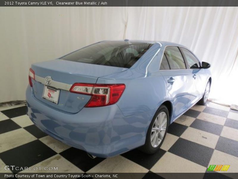 Clearwater Blue Metallic / Ash 2012 Toyota Camry XLE V6