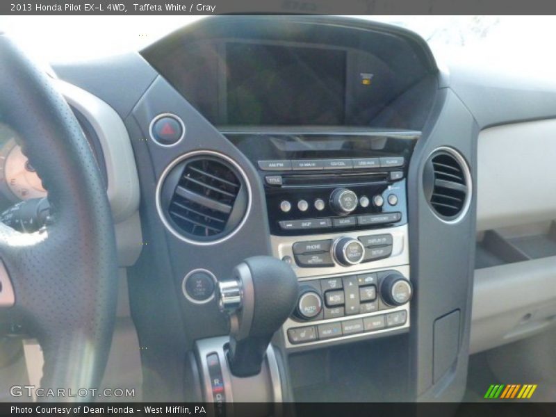 Taffeta White / Gray 2013 Honda Pilot EX-L 4WD