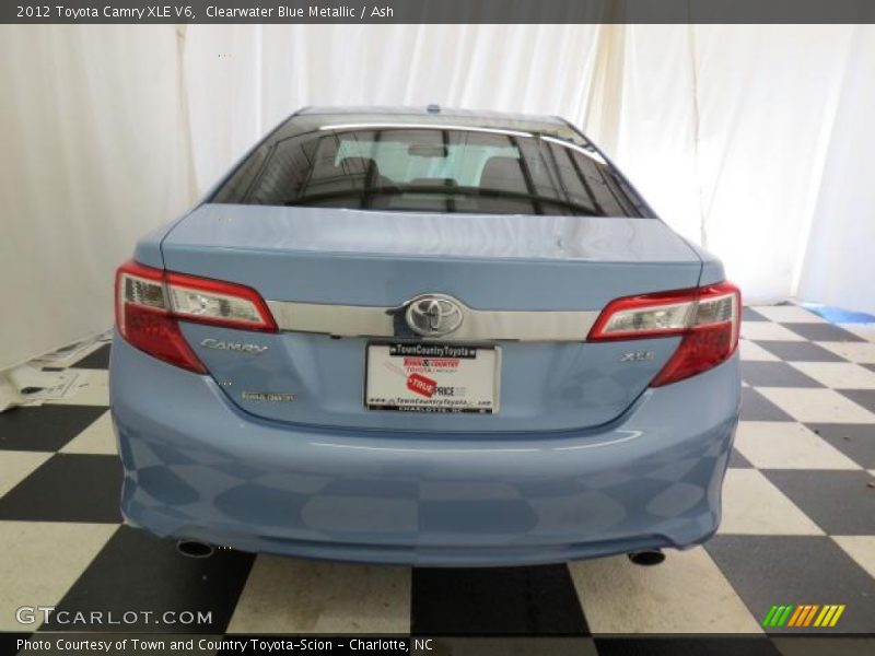 Clearwater Blue Metallic / Ash 2012 Toyota Camry XLE V6