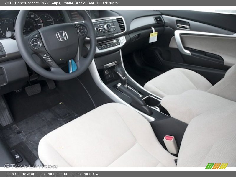 Black/Ivory Interior - 2013 Accord LX-S Coupe 