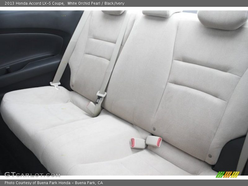 Rear Seat of 2013 Accord LX-S Coupe