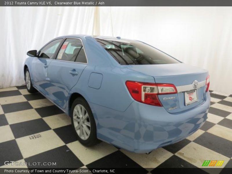 Clearwater Blue Metallic / Ash 2012 Toyota Camry XLE V6