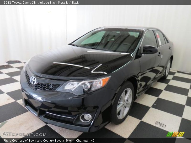 Attitude Black Metallic / Black 2012 Toyota Camry SE