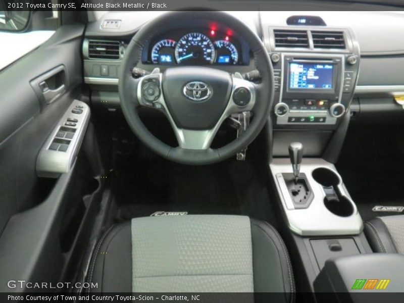 Attitude Black Metallic / Black 2012 Toyota Camry SE