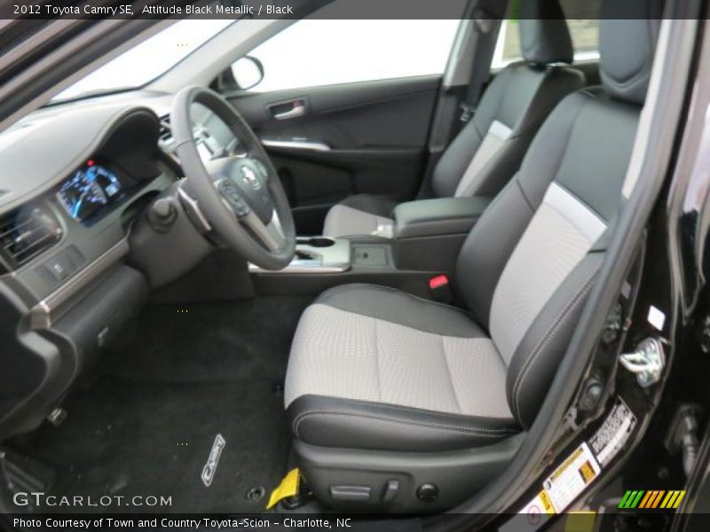 Attitude Black Metallic / Black 2012 Toyota Camry SE