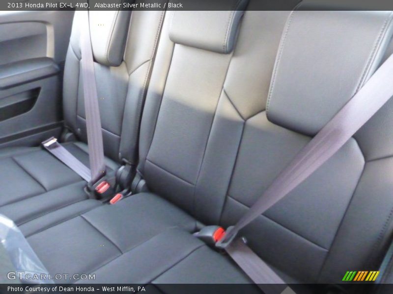 Alabaster Silver Metallic / Black 2013 Honda Pilot EX-L 4WD