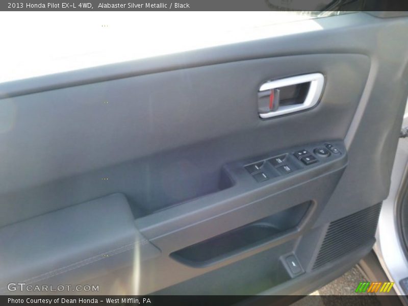 Alabaster Silver Metallic / Black 2013 Honda Pilot EX-L 4WD