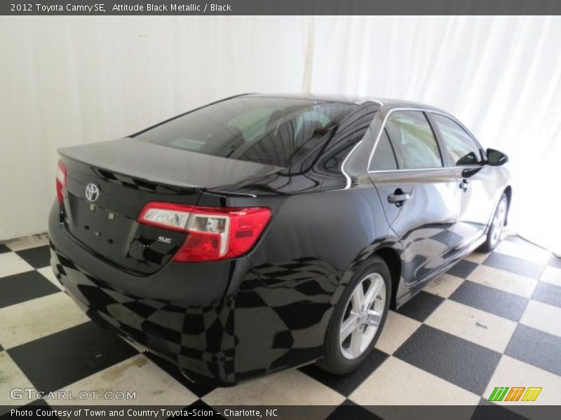 Attitude Black Metallic / Black 2012 Toyota Camry SE