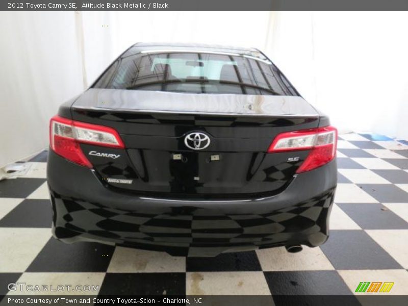 Attitude Black Metallic / Black 2012 Toyota Camry SE