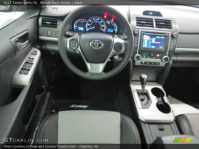 Attitude Black Metallic / Black 2012 Toyota Camry SE