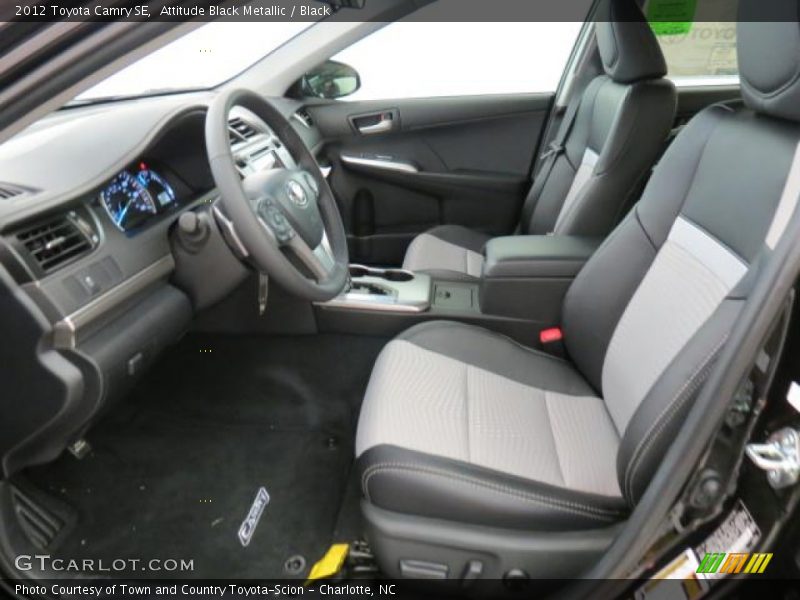 Attitude Black Metallic / Black 2012 Toyota Camry SE