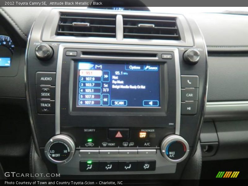 Attitude Black Metallic / Black 2012 Toyota Camry SE