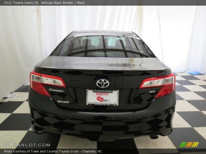 Attitude Black Metallic / Black 2012 Toyota Camry SE