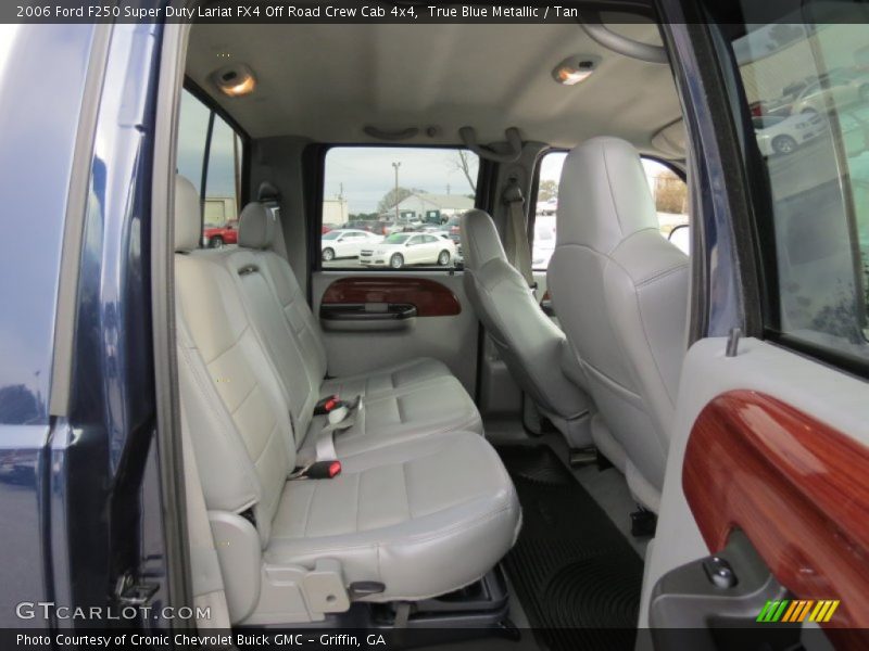 True Blue Metallic / Tan 2006 Ford F250 Super Duty Lariat FX4 Off Road Crew Cab 4x4