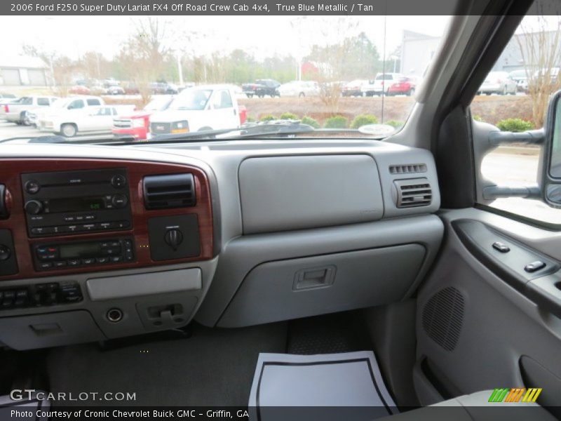 True Blue Metallic / Tan 2006 Ford F250 Super Duty Lariat FX4 Off Road Crew Cab 4x4