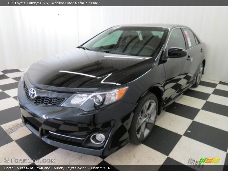 Attitude Black Metallic / Black 2012 Toyota Camry SE V6