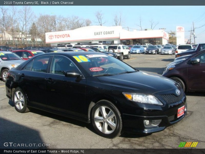 Black / Dark Charcoal 2010 Toyota Camry SE