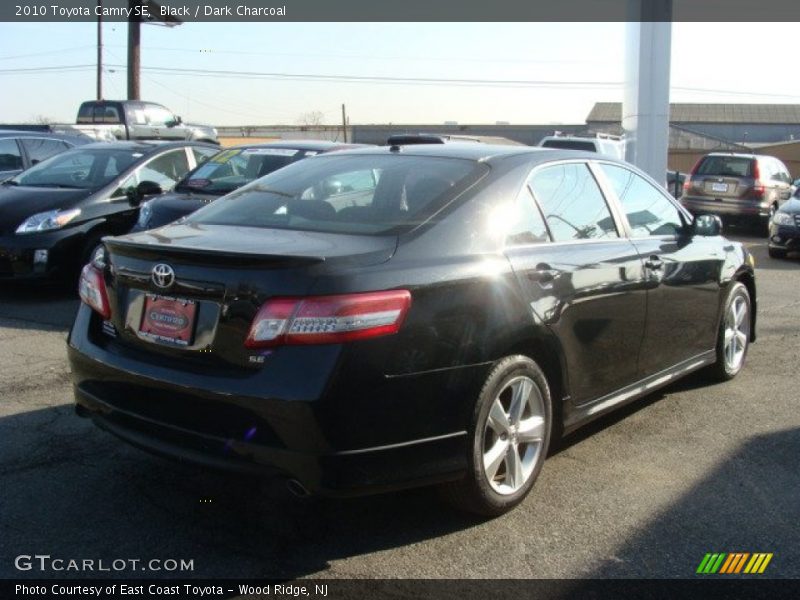 Black / Dark Charcoal 2010 Toyota Camry SE