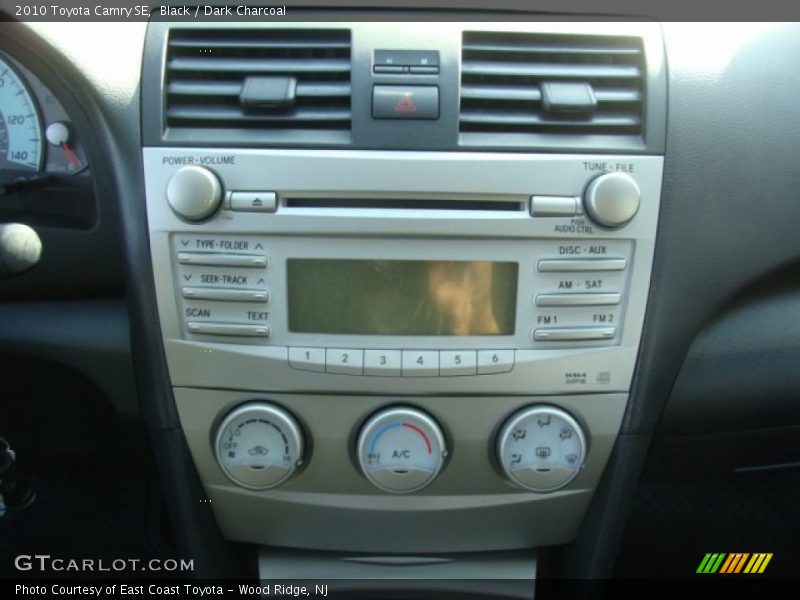 Black / Dark Charcoal 2010 Toyota Camry SE