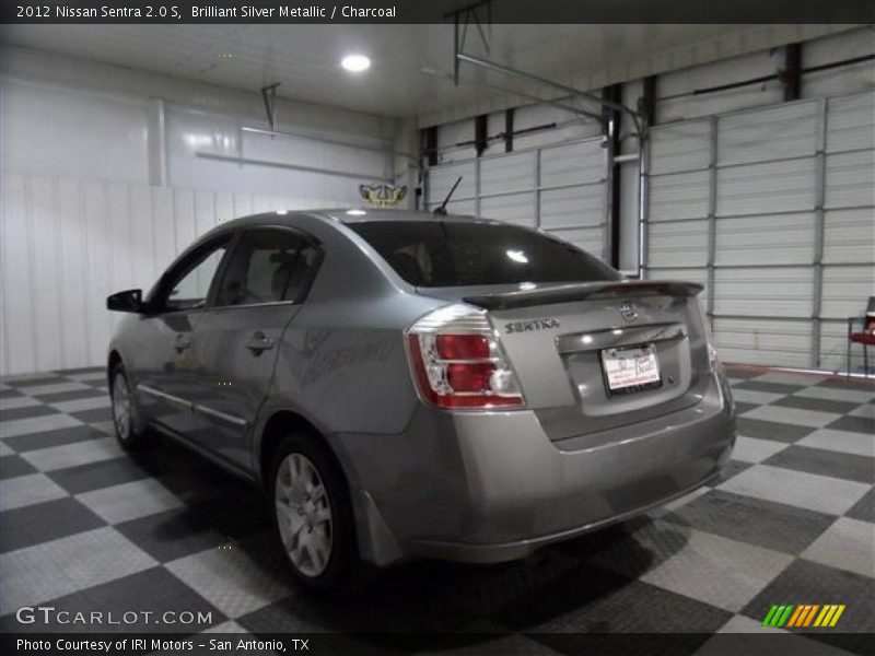 Brilliant Silver Metallic / Charcoal 2012 Nissan Sentra 2.0 S