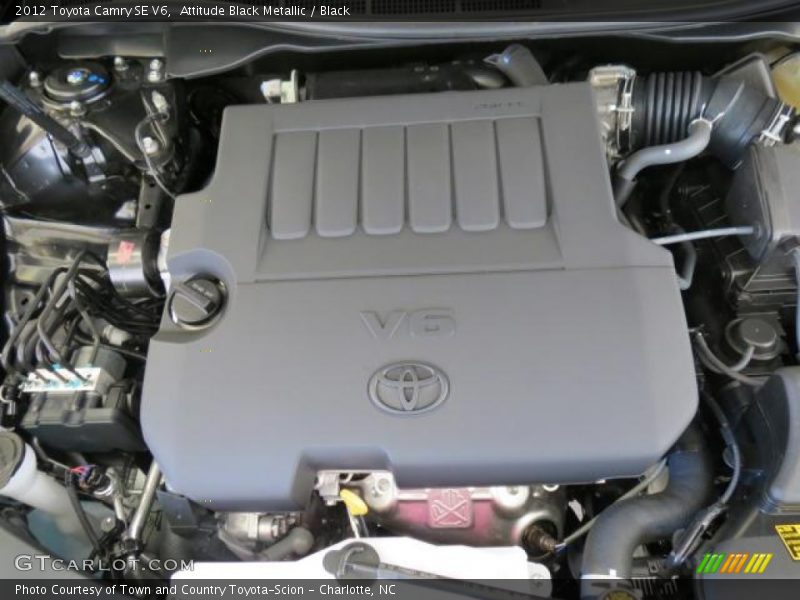 Attitude Black Metallic / Black 2012 Toyota Camry SE V6