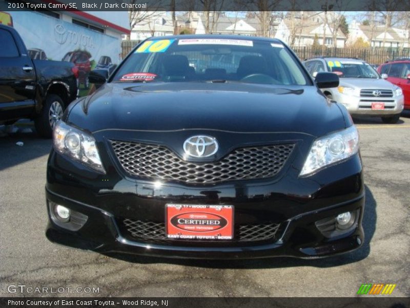 Black / Dark Charcoal 2010 Toyota Camry SE
