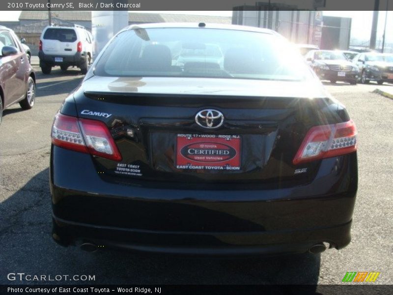 Black / Dark Charcoal 2010 Toyota Camry SE