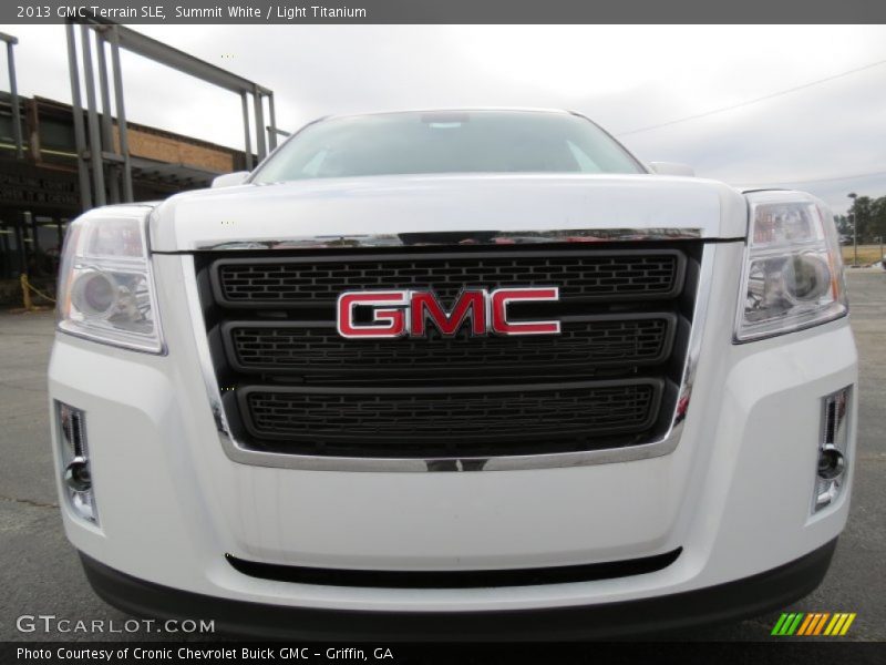 Summit White / Light Titanium 2013 GMC Terrain SLE
